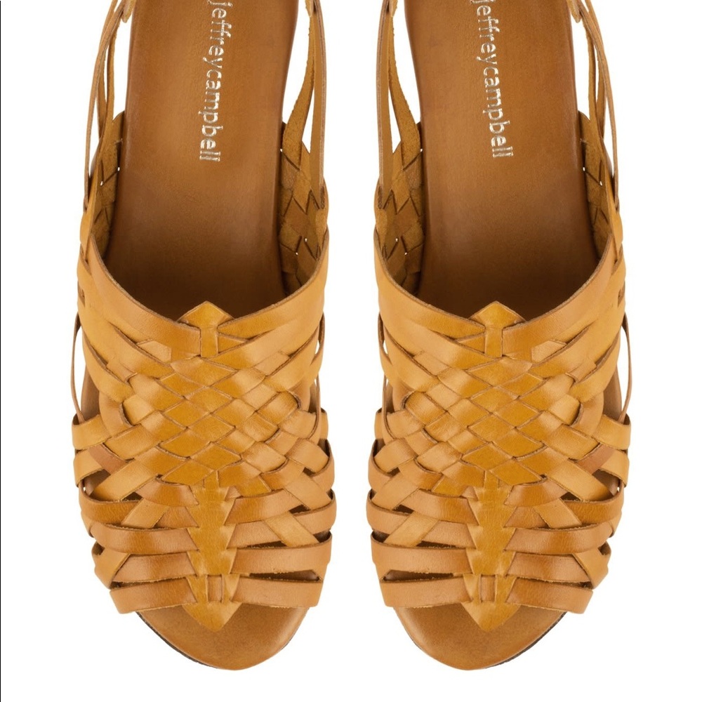 Jeffrey Campbell Celano Mustard Sandal 💛🧡💛🧡